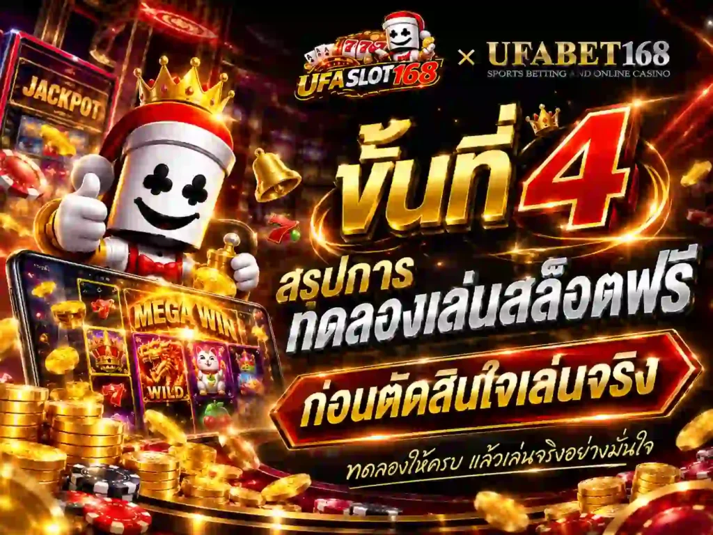 4 สรุปการ ทดลองเล่นสล็อตฟรี ก่อนเล่นจริง