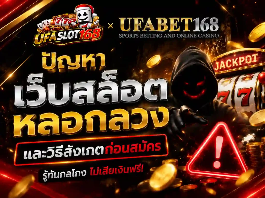 ปัญหา เว็บสล็อต หลอกลวง และวิธีสังเกต