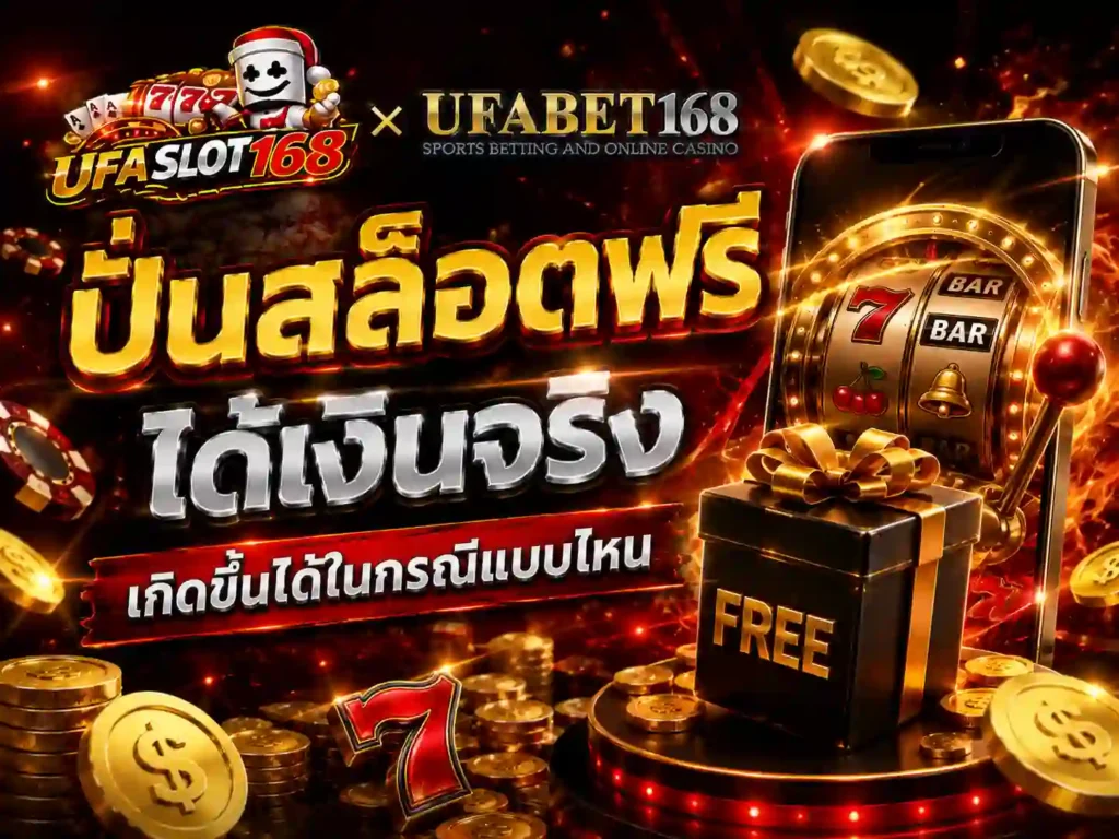 ปั่นสล็อตฟรีได้เงินจริง เกิดขึ้นได้ในกรณีไหน