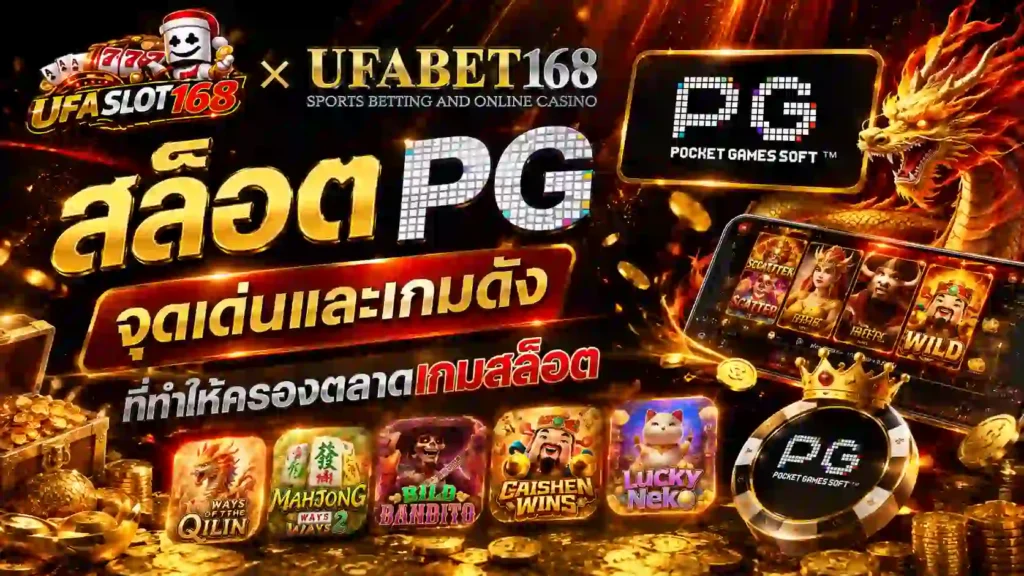 สล็อต PG จุดเด่นและเกมดังสล็อต