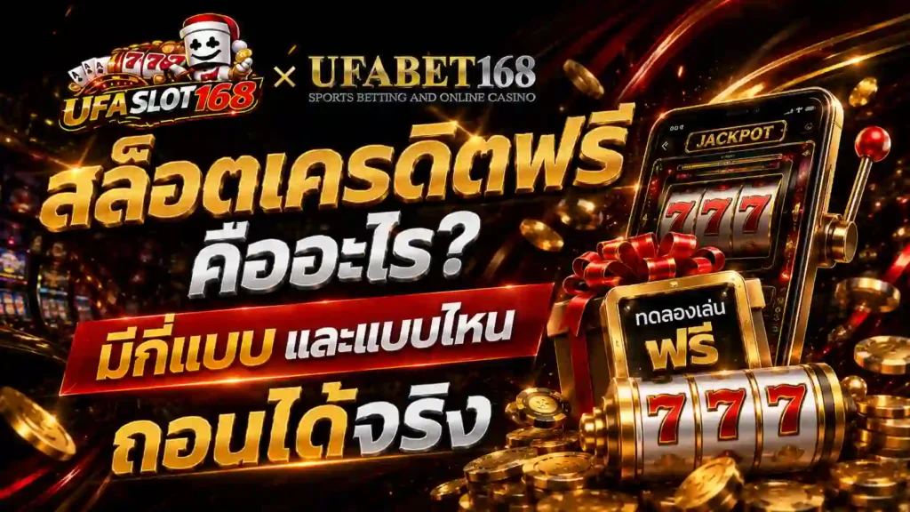 สล็อตเครดิตฟรี มีกี่แบบและแบบไหนถอนได้จริง