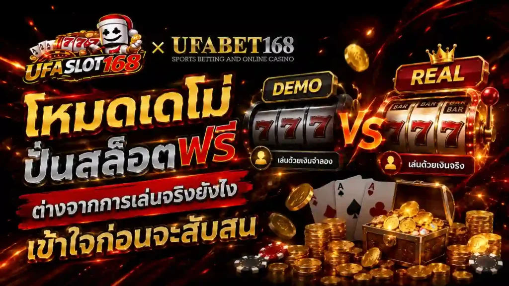 โหมดเดโม่ ปั่นสล็อตฟรี ต่างจากเล่นจริงยังไง